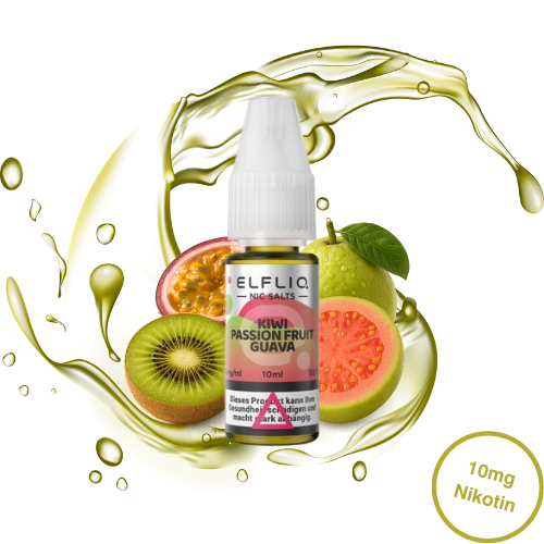 Elfbar - Elfliq Nikotinsalz Kiwi Passion Fruit Guava (10mg/ml)