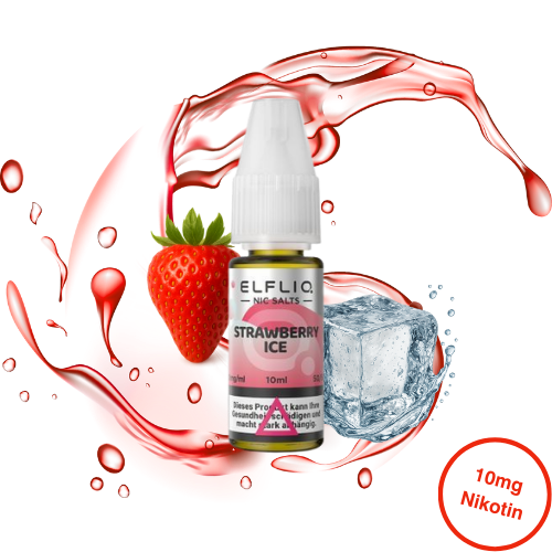 Elfbar - Elfliq Nikotinsalz Strawberry Ice (10mg/ml)