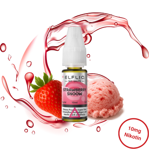 Elfbar - Elfliq Nikotinsalz Strawberry Snoow (10mg/ml)