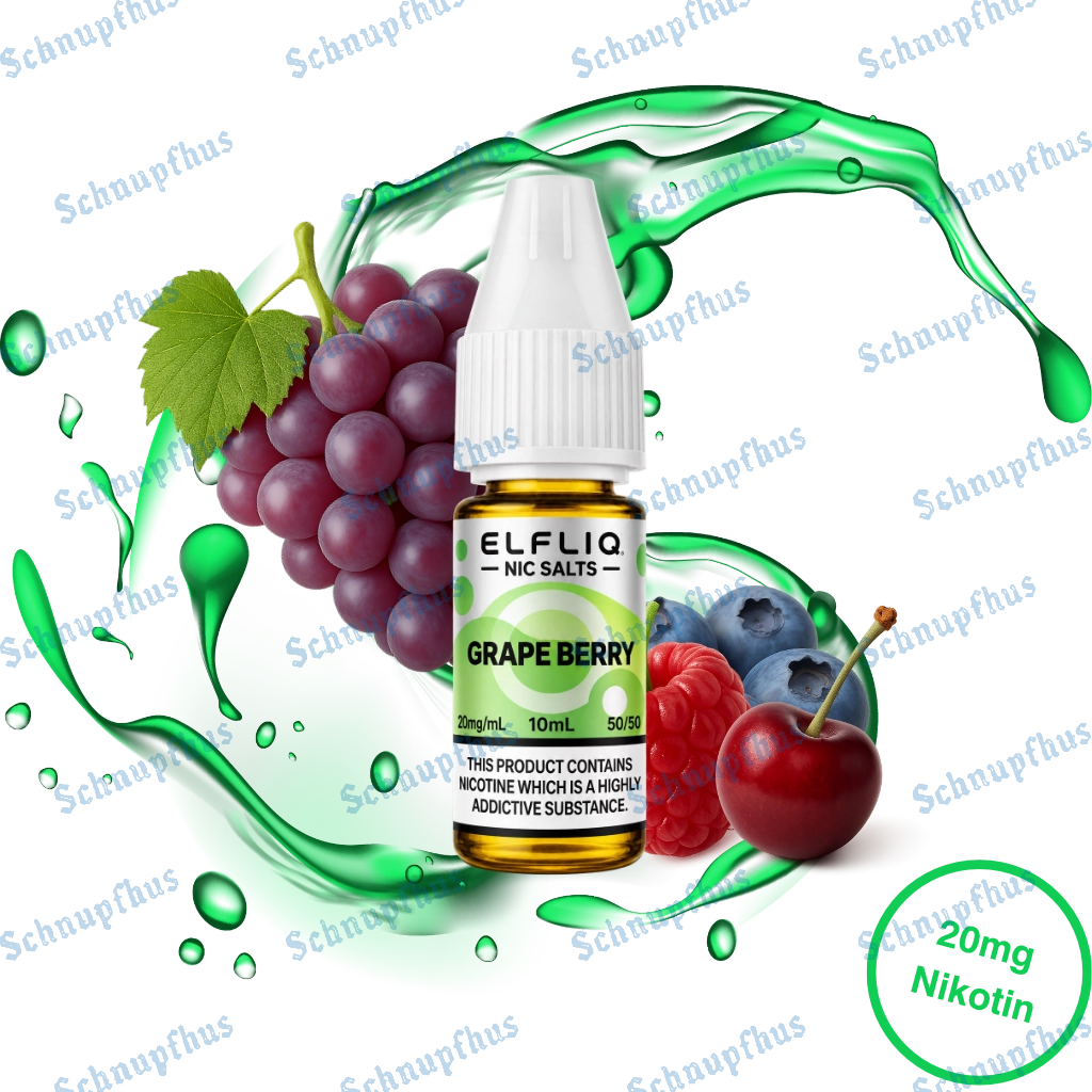 Elfbar - Elfliq Nikotinsalz Grape Berry (20mg/ml)