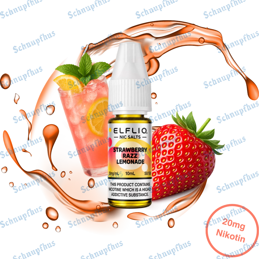 Elfbar - Elfliq Nikotinsalz Strawberry Razz Lemonade (20mg/ml)