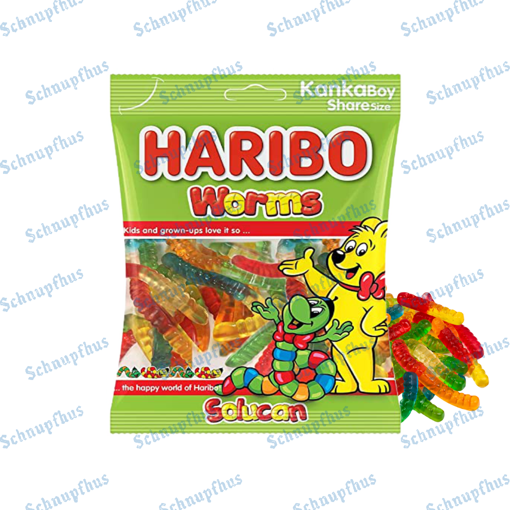 Haribo Halal Worms 100g