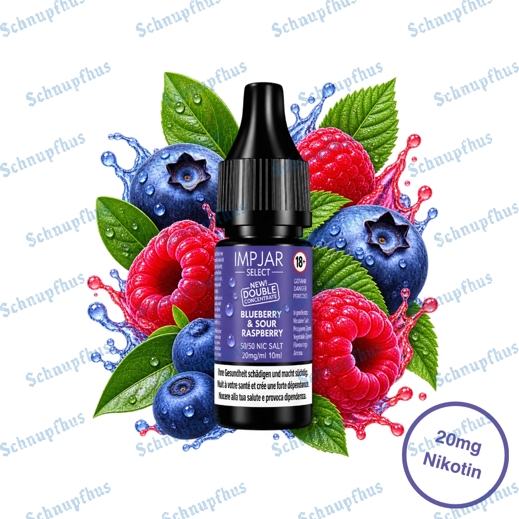 Imp Jar Select Nic Salt Blueberry & Sour Raspberry (20mg) 10ml