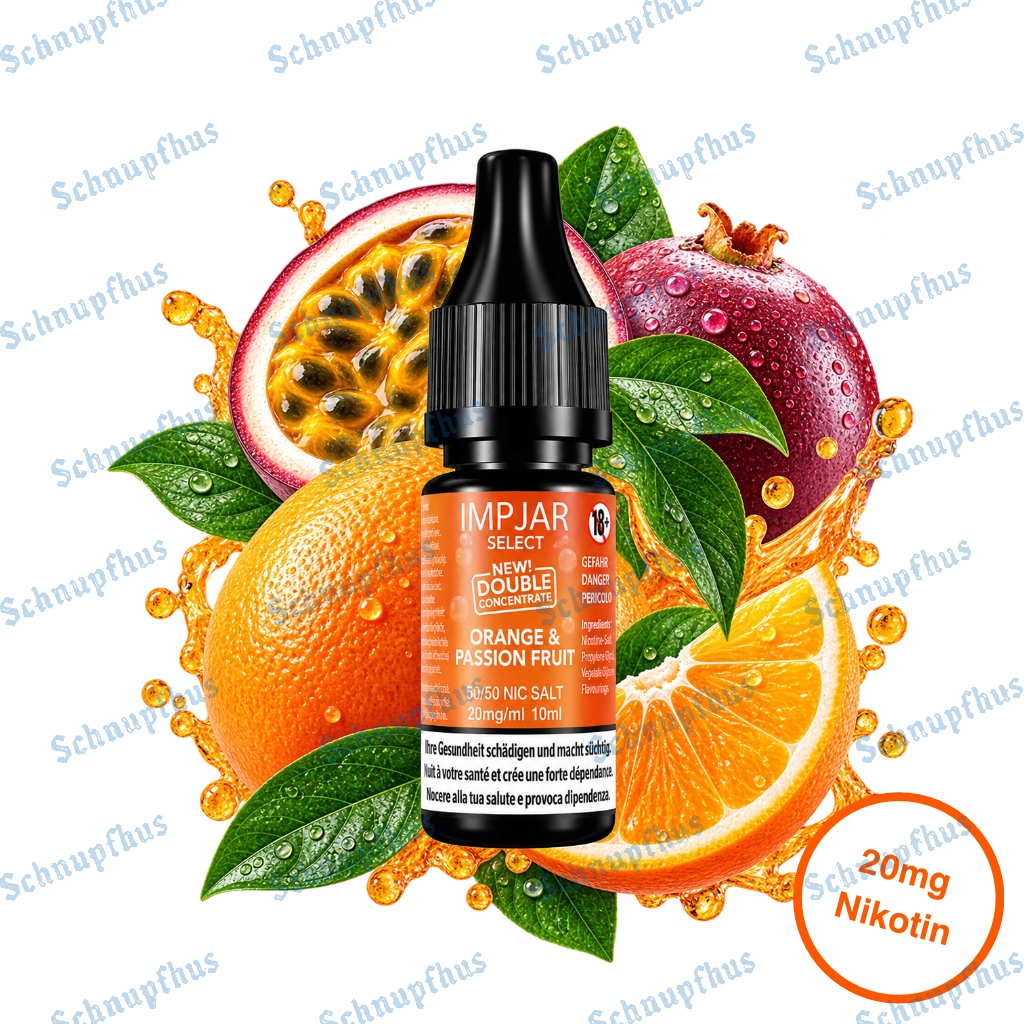 Imp Jar Select Nic Salt Orange & Passionfruit (20mg) 10ml
