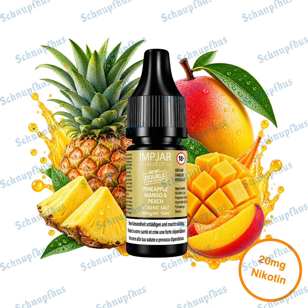 Imp Jar Select Nic Salt Pineapple Peach & Mango (20mg) 10ml