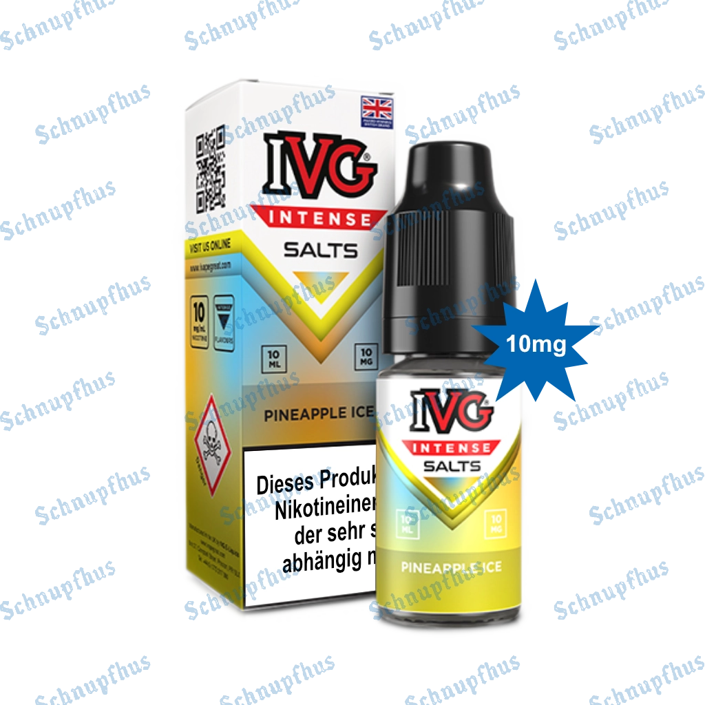 IVG Intense Nic Salts (10mg) 10ml Pineapple Ice