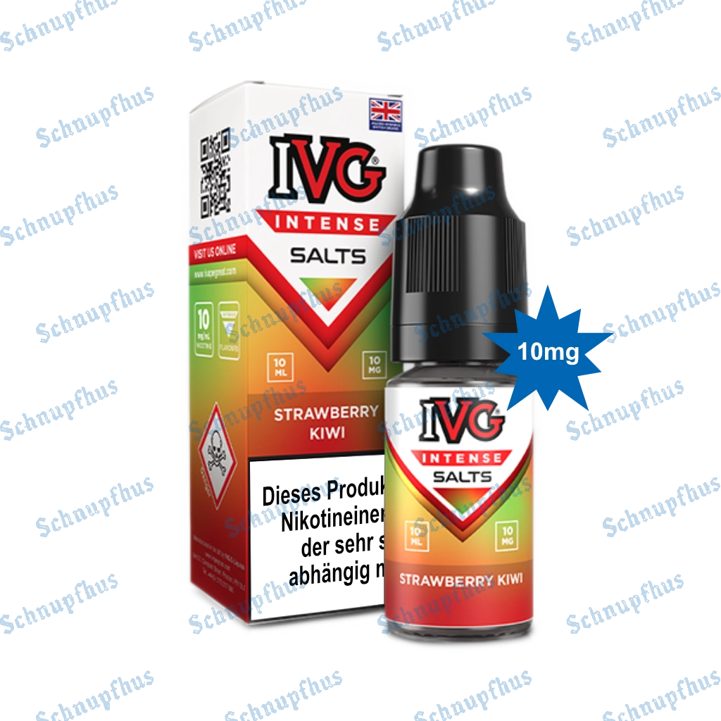 IVG Intense Nic Salts (10mg) 10ml Strawberry Kiwi