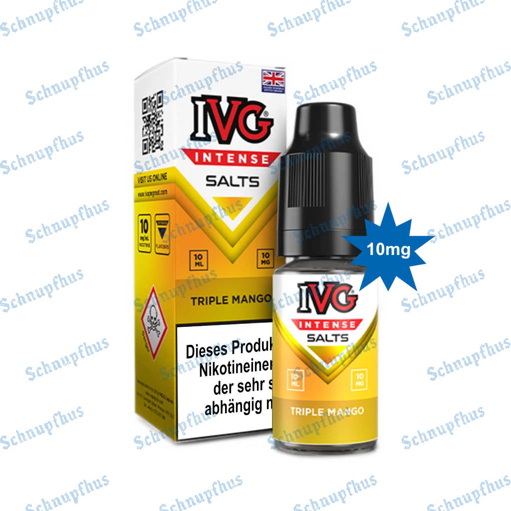 IVG Intense Nic Salts (10mg) 10ml Triple Mango