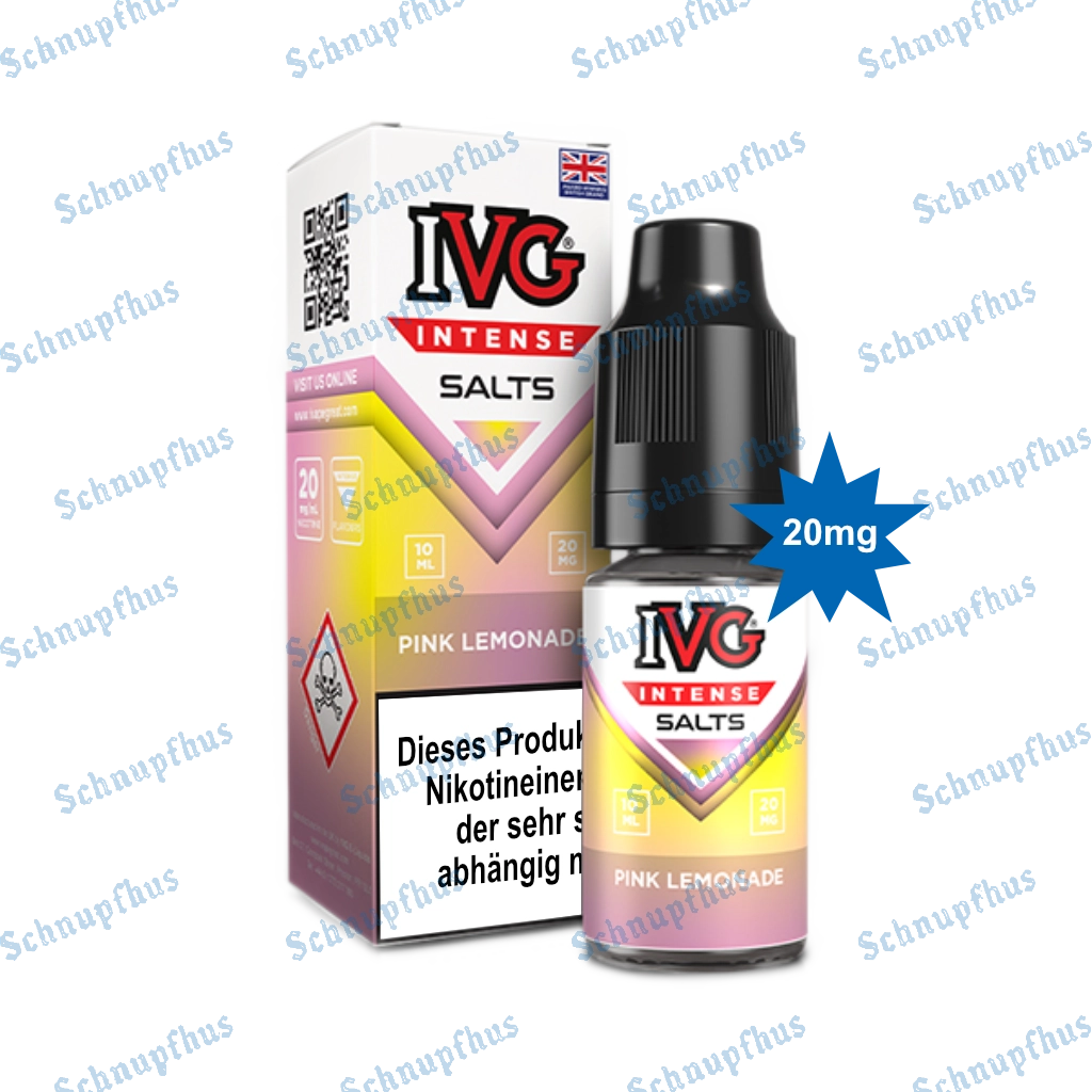 IVG Intense Nic Salts (20mg) 10ml Pink Lemonade