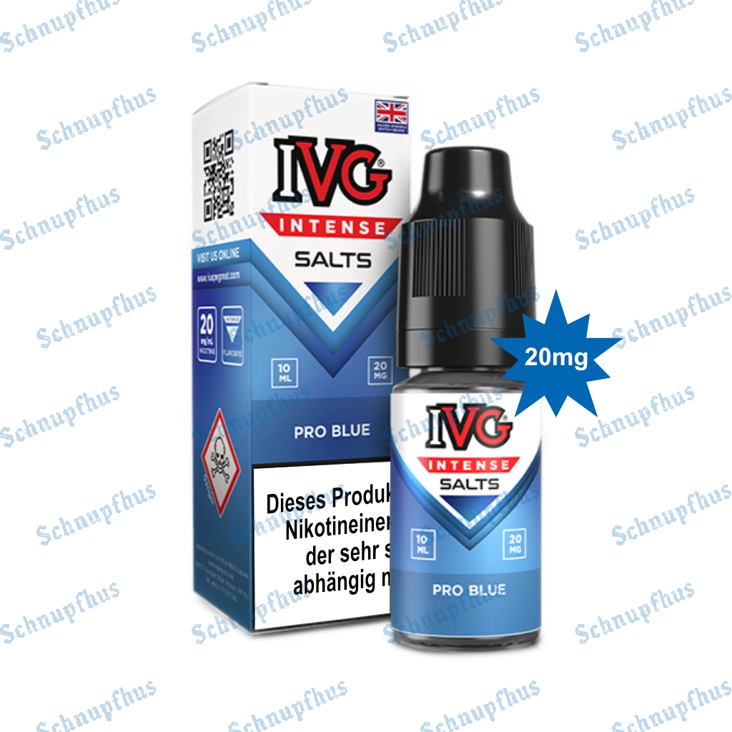 IVG Intense Nic Salts (20mg) 10ml Pro Blue