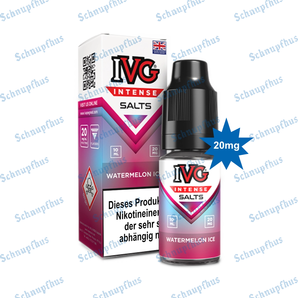 IVG Intense Nic Salts (20mg) 10ml Watermelon Ice