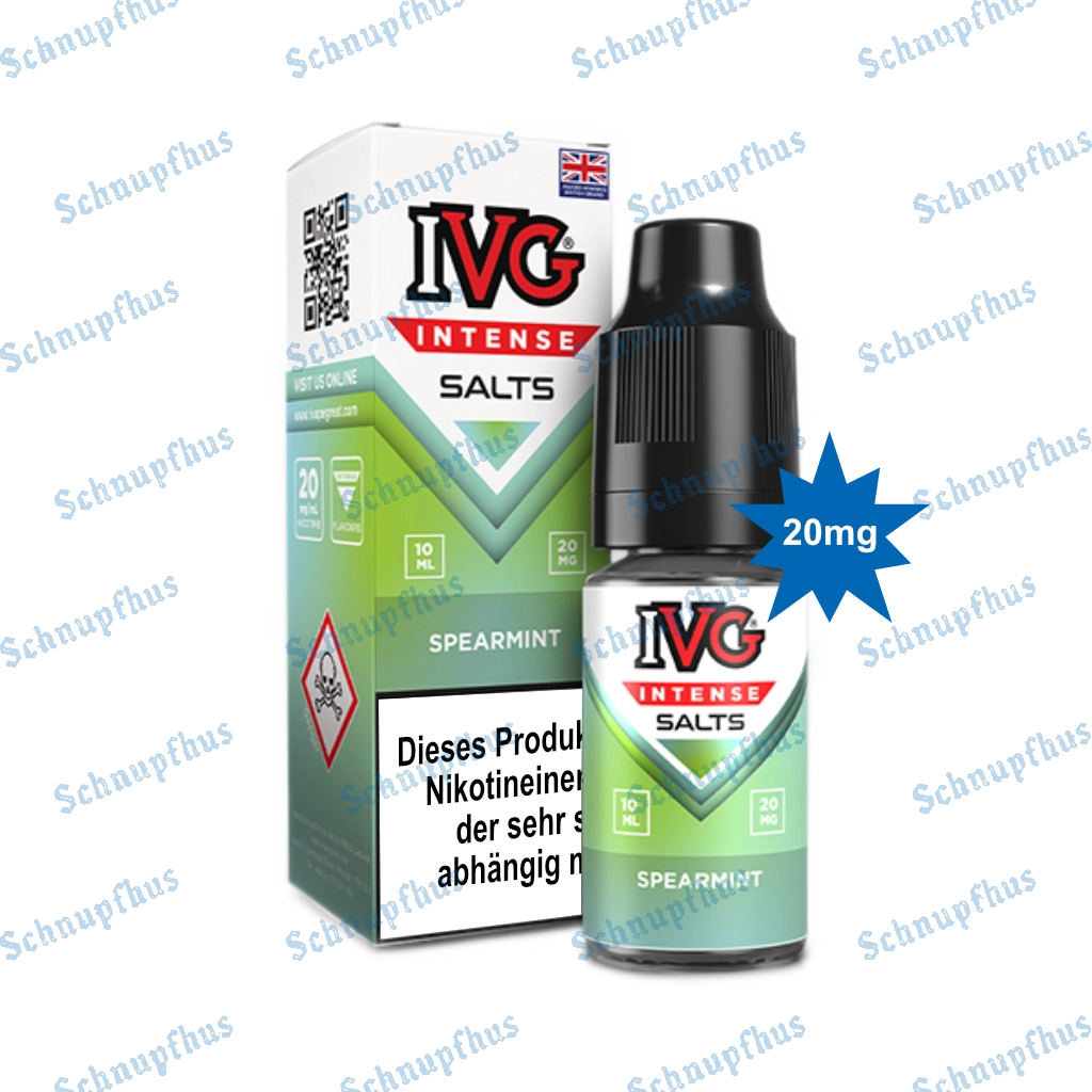 IVG Intense Nic Salts (20mg) 10ml Spearmint