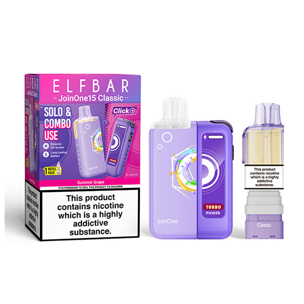 Elfbar Join One 15 Classic Starter Kit Summer Grape