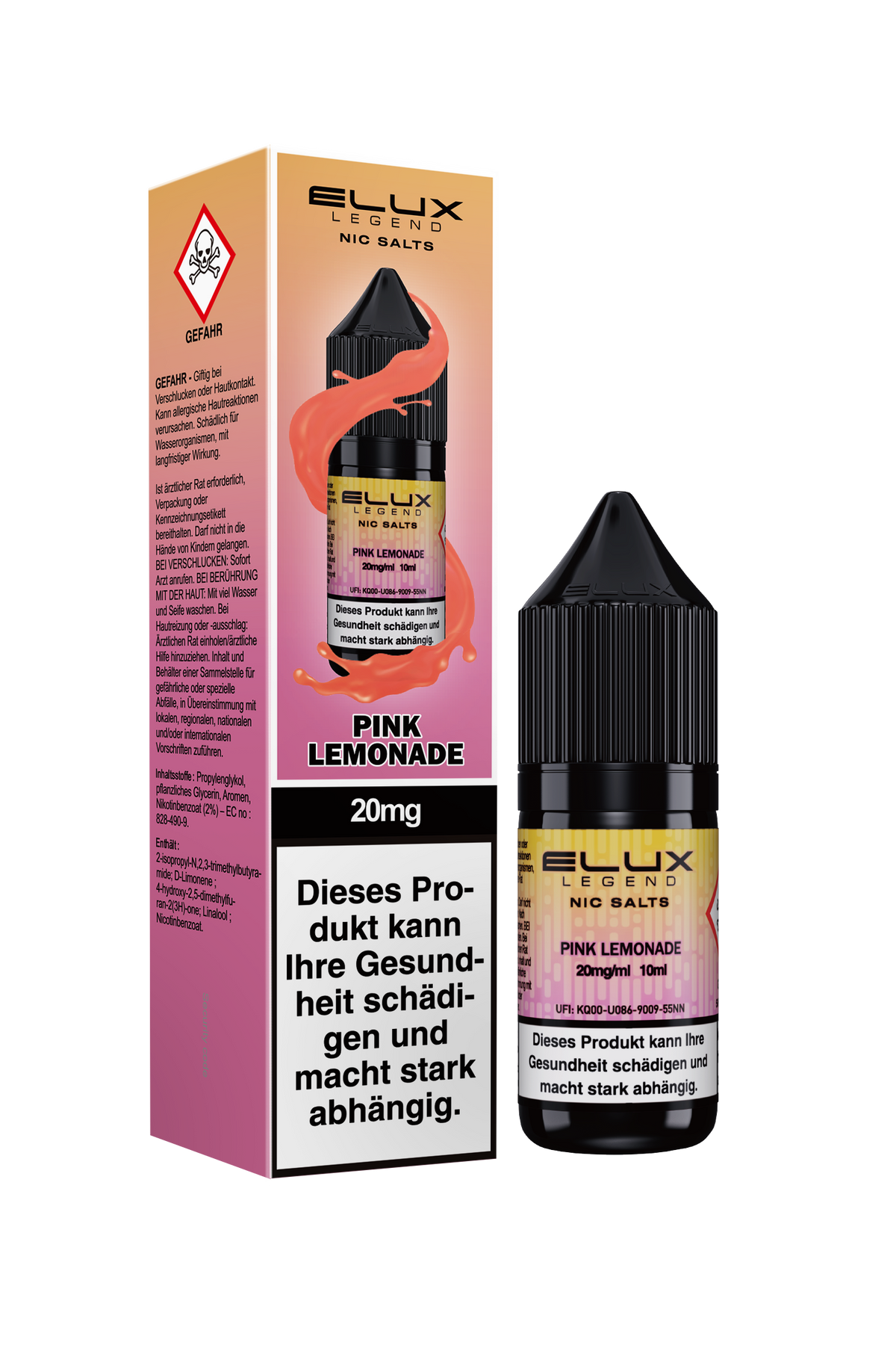 Elux Nic Salt Pink Lemonade (20 mg/ml)