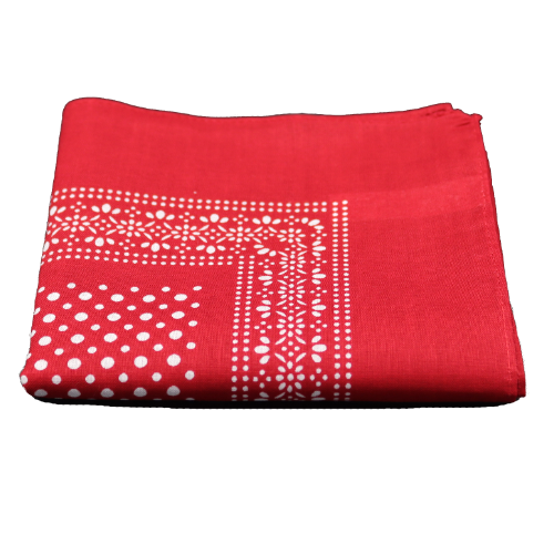 Schnupftuch Pastelltuch Rot