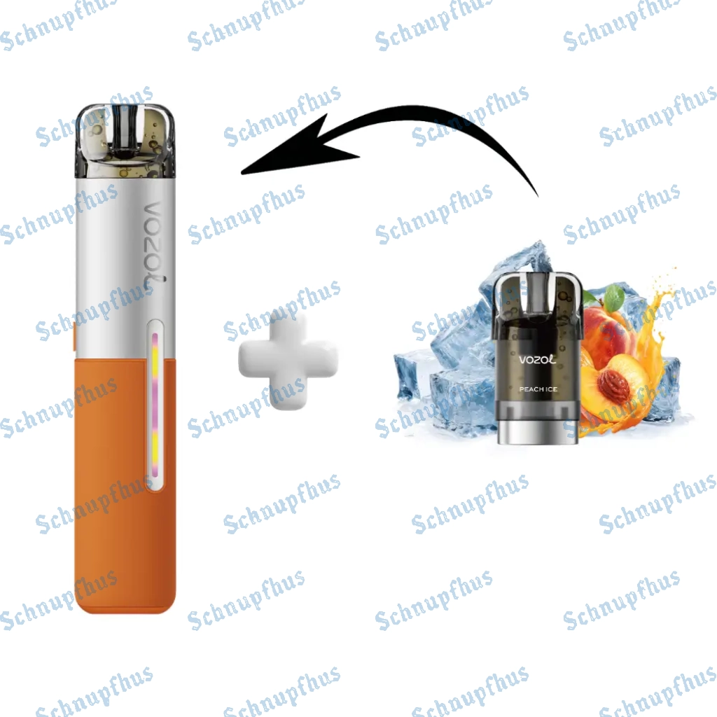 Vozol Sleek Starter Kit | Peach Ice