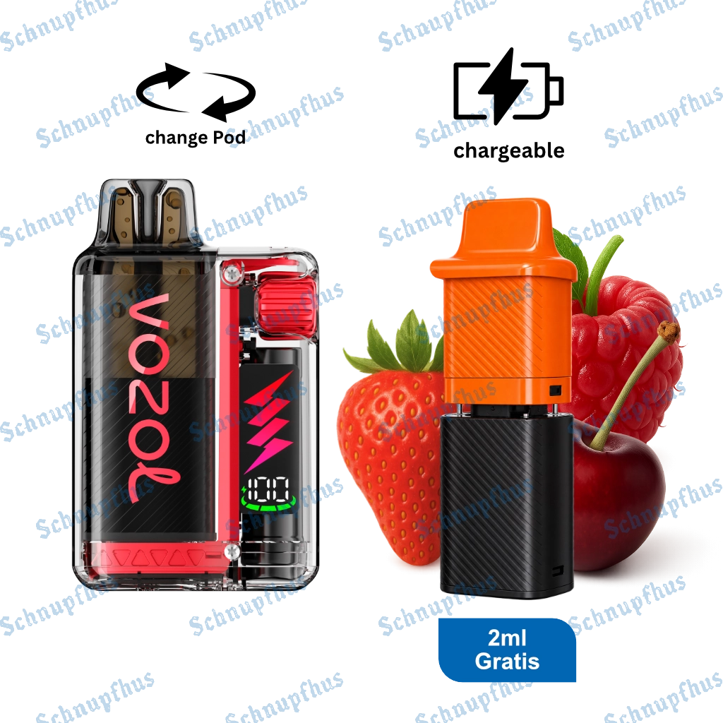 Vozol Vista Kit Strawberry Raspberry Cherry | 2ml