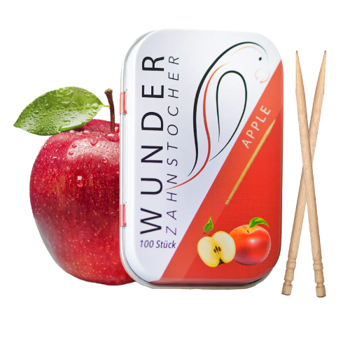 Wunder Zahnstocher Apfel Dose (100 Stk.)