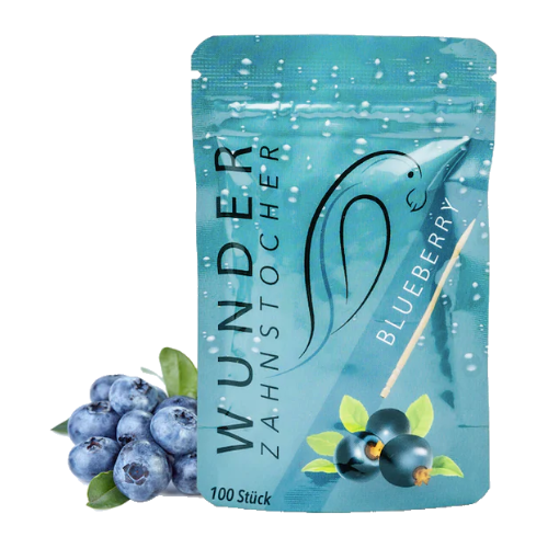 Wunder Zahnstocher Blaubeere Refill (100 Stk.)