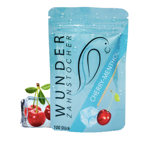 Wunder Zahnstocher Kirsch Menthol Refill (100 Stk.)