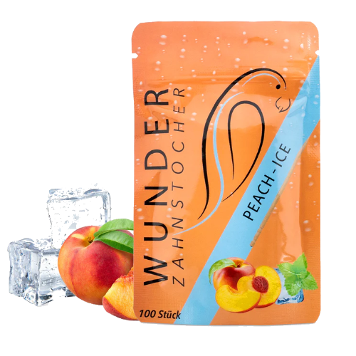 Wunder Zahnstocher Pfirsich Ice Refill (100 Stk.)